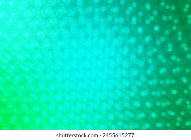Light Green vector background with bubbles. Modern abstract illustration with colorful water drops. Pattern for ads, leaflets.