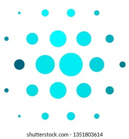 Light Green vector background with circles. Glitter abstract illustration with colorful drops. Pattern for websites, landing pages.