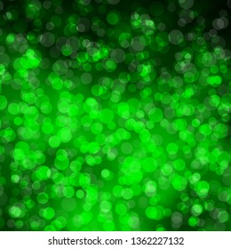 Light Green vector background with circles. Abstract illustration with colorful spots in nature style. Design for your commercials.