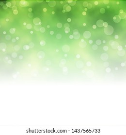 Light Green vector background with circles. Abstract colorful disks on simple gradient background. Pattern for websites, landing pages.