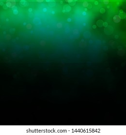 Light Green vector background with circles. Abstract illustration with colorful spots in nature style. Pattern for booklets, leaflets.