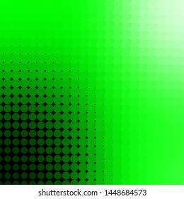 Light Green vector background with circles. Abstract colorful disks on simple gradient background. New template for your brand book.