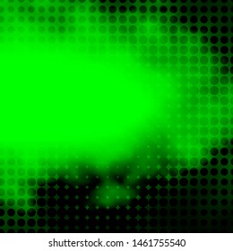 Light Green vector background with circles. Abstract decorative design in gradient style with bubbles. Pattern for wallpapers, curtains.