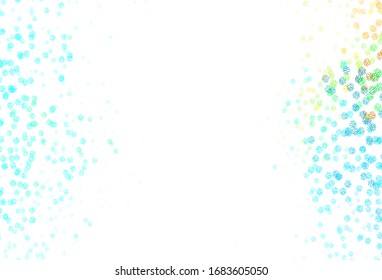 Light Green vector background with circles, curves. Beautiful colorful illustration with circles, lines. New template for your brand book.
