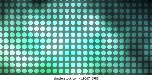 Light Green vector background with circles. Abstract colorful disks on simple gradient background. New template for your brand book.