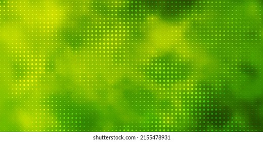 Light Green vector background with circles. Abstract decorative design in gradient style with bubbles. Design for your commercials.