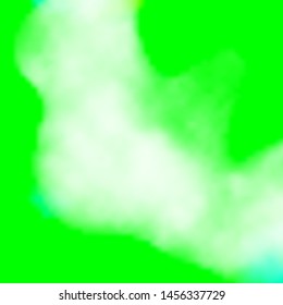 Light Green vector background with clouds. Colorful illustration with abstract gradient clouds. Template for websites.