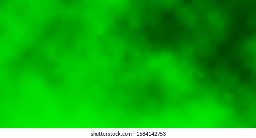 Light Green vector background with clouds. Abstract illustration with colorful gradient clouds. Pattern for your commercials.