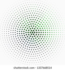 Light Green vector background with colorful stars. Blur decorative design in simple style with stars. Theme for cell phones.