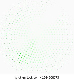 Light Green vector background with colorful stars. Modern geometric abstract illustration with stars. Best design for your ad, poster, banner.