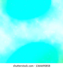 Light Green vector background with colorful stars. Decorative illustration with stars on abstract template. Pattern for websites, landing pages.