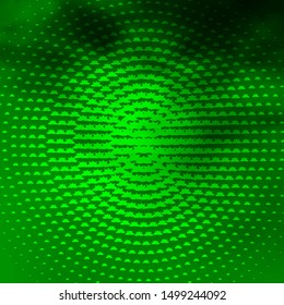 Light Green vector background with colorful stars. Colorful illustration with abstract gradient stars. Pattern for new year ad, booklets.