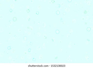 Light Green vector background with cuisine gourmet. Glitter abstract sketch with gourmet food. Pattern for ad, booklets, leaflets of restaurants.