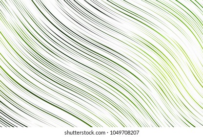 Light Green vector background with curved circles. An elegant bright illustration with gradient. The template for cell phone backgrounds.
