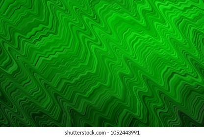 Light Green vector background with curved circles. Creative illustration in halftone marble style with gradient. Marble style for your business design.