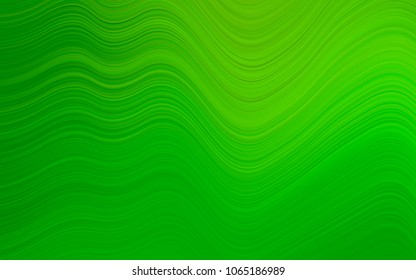 Light Green vector background with curved circles. Colorful illustration in abstract marble style with gradient. Pattern for your business design.