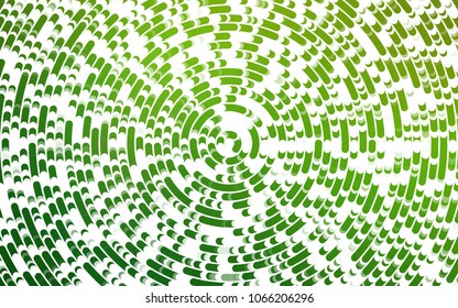 Light Green vector background with curved circles. Geometric illustration in marble style with gradient.  The best blurred design for your business.