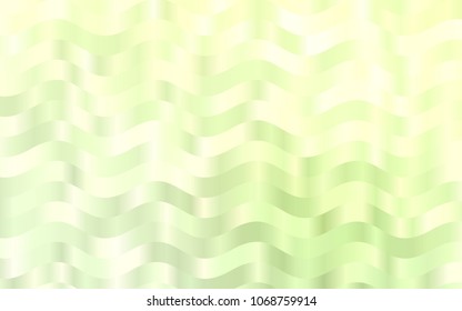 Light Green vector background with curved circles. Shining crooked illustration in marble style. Marble design for your web site.
