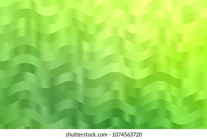 Light Green vector background with curved circles. A sample with blurred bubble shapes. Pattern for your business design.