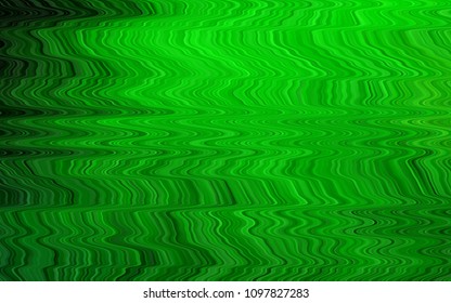 Light Green vector background with curved circles. Brand-new colored illustration in marble style with gradient. The best blurred design for your business.
