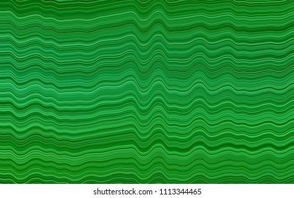 Light Green vector background with curved circles. Brand-new colored illustration in marble style with gradient. A completely new marble design for your business.