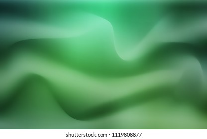 Light Green vector background with curved circles. A sample with blurred bubble shapes. A new texture for your  ad, booklets, leaflets.