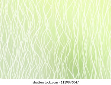Light Green vector background with curved circles. Geometric illustration in marble style with gradient.  The best blurred design for your business.