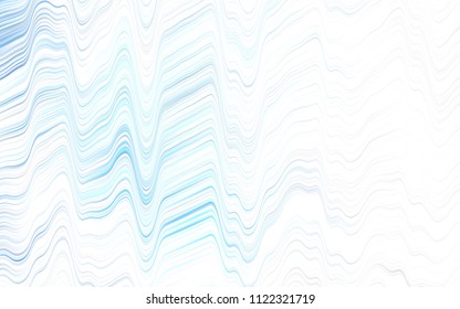 Light Green vector background with curved circles. A completely new color illustration in marble style. The template for cell phone backgrounds.