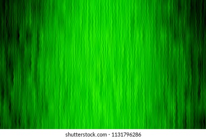 Light Green vector background with curved circles. Glitter abstract illustration with wry lines. The template for cell phone backgrounds.