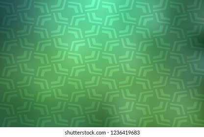Light Green vector background with curved circles. Brand new colored illustration in marble style with gradient. New composition for your brand book.