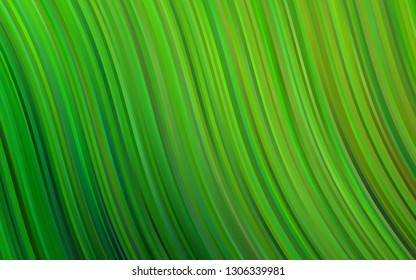 Light Green vector background with curved circles. A sample with blurred bubble shapes. The template for cell phone backgrounds.