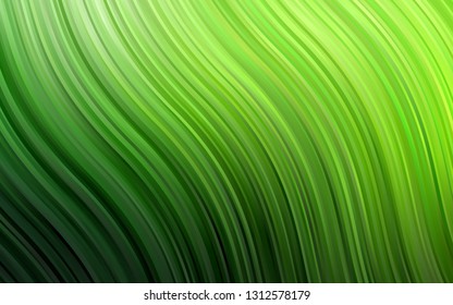 Light Green vector background with curved circles. Brand new colored illustration in marble style with gradient. The elegant pattern for brand book.