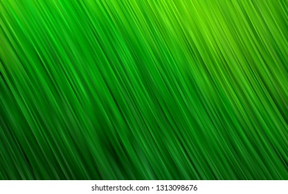 Light Green vector background with curved circles. Modern gradient abstract illustration with bandy lines. Marble design for your web site.