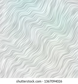 Light Green vector background with curved lines. Colorful illustration in abstract style with bent lines. Template for cellphones.