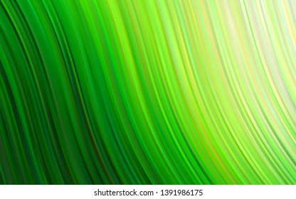 Light Green vector background with curved circles. Creative geometric illustration in marble style with gradient. A completely new marble design for your business.