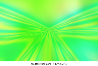 Light Green vector background with curved lines. Glitter abstract illustration with wry lines. Abstract style for your business design.