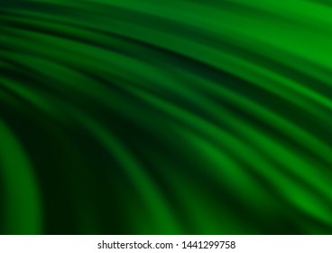 Light Green vector background with curved circles. Creative illustration in halftone marble style with gradient. The template for cell phone backgrounds.