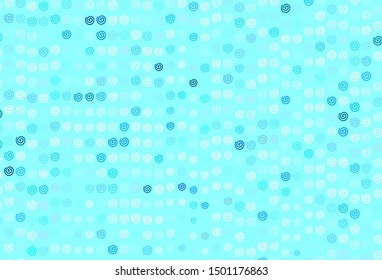 Light Green vector background with curved lines. Colorful illustration in abstract style with gradient. Elegant pattern for a brand book.