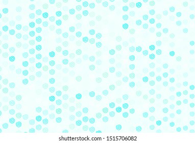 Light Green vector background with curved lines. A circumflex abstract illustration with gradient. Pattern for your business design.