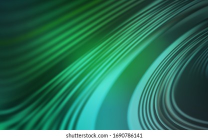 Light Green vector background with curved lines. An elegant bright illustration with gradient. Abstract design for your web site.