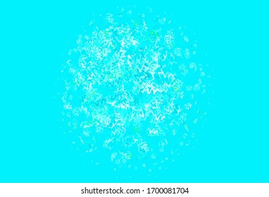 Light Green vector background with curved lines. Modern gradient abstract illustration with bandy lines. Pattern for your business design.