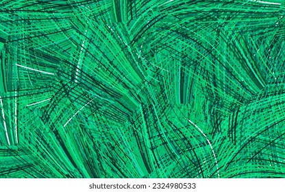Light Green vector background with curved lines. Colorful illustration in abstract style with gradient. Brand new design for your ad.