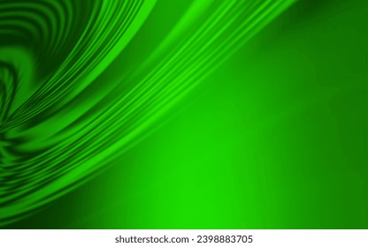 Light Green vector background with curved lines. A shining illustration, which consists of curved lines. Template for cell phone screens.