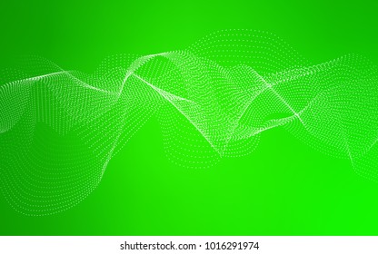 Light Green vector background with dots. Modern abstract illustration with colorful water drops. Completely new template for your brand book.