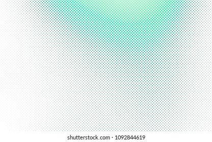 Light Green vector  background with dots. Beautiful colored illustration with blurred circles in nature style. Pattern can be used as texture of water, rain drops.
