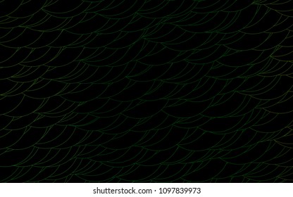 Light Green vector  background with dots. Abstract illustration with colored bubbles in nature style. Beautiful design for your business natural advert.