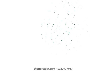 Light Green vector  background with dots. Blurred decorative design in abstract style with bubbles. Completely new template for your brand book.