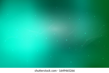 Light Green vector background with dots. Modern abstract illustration with colorful water drops. The pattern can be used for beautiful websites.