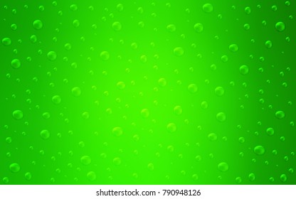 Light Green vector background with dots. Beautiful colored illustration with blurred circles in nature style. Completely new template for your brand book.
