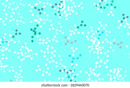 Light Green vector background with forms of artificial intelligence. Shining illustration with AI shapes on abstract template. Smart design for promotion of bid data.